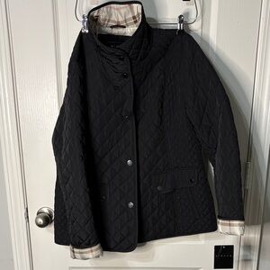 Giacca Black Quilted Utility Jacket